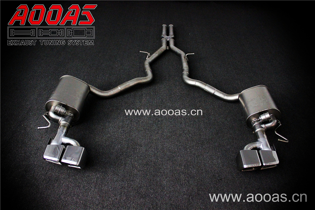 Mercedes Benz CLS300 CLS320 CLS350 Four Square AMG Tips All SS304 / Valvetronic Catback System